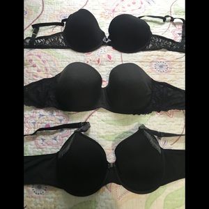 Bundle of Black Bras